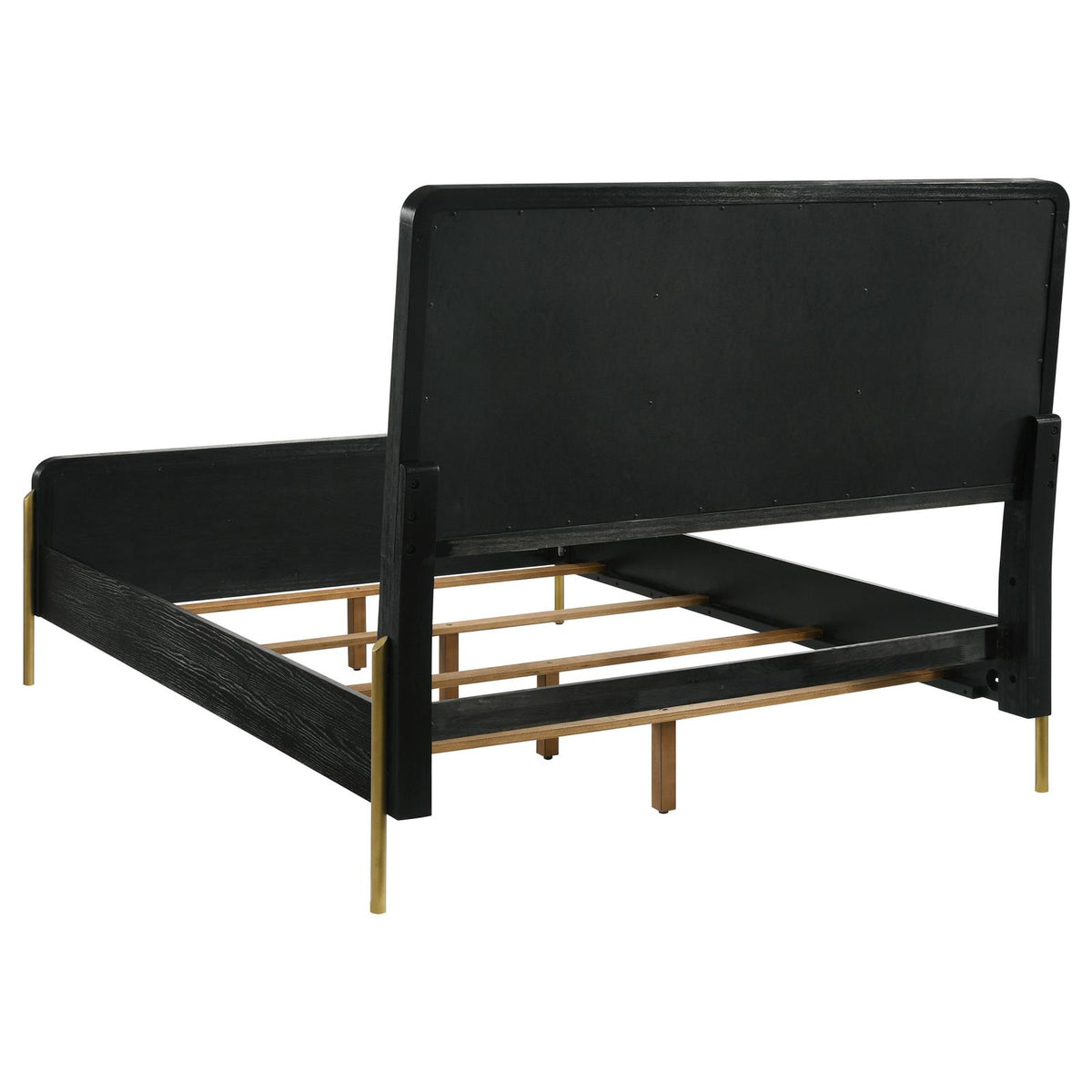 Arini 56-inch California King Panel Bed Cream and Black