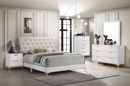 Kendall Panel Bedroom Set - White