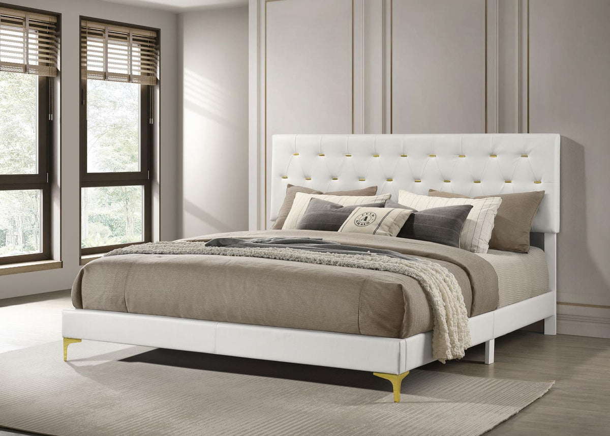 Kendall Panel Bedroom Set - White
