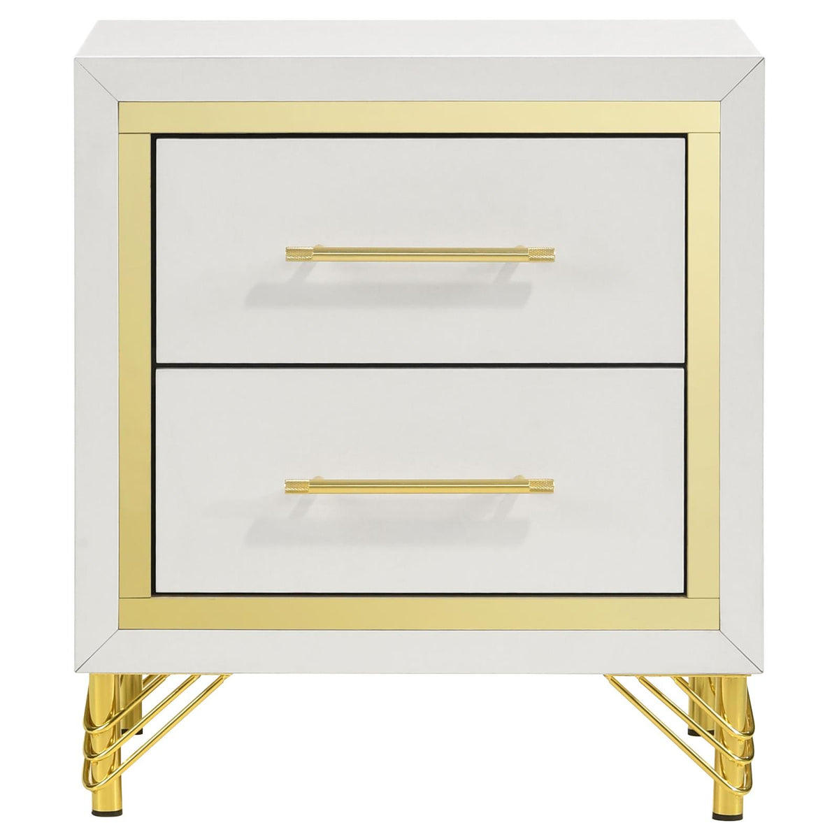 Lucia Bedroom Set - Beige / White