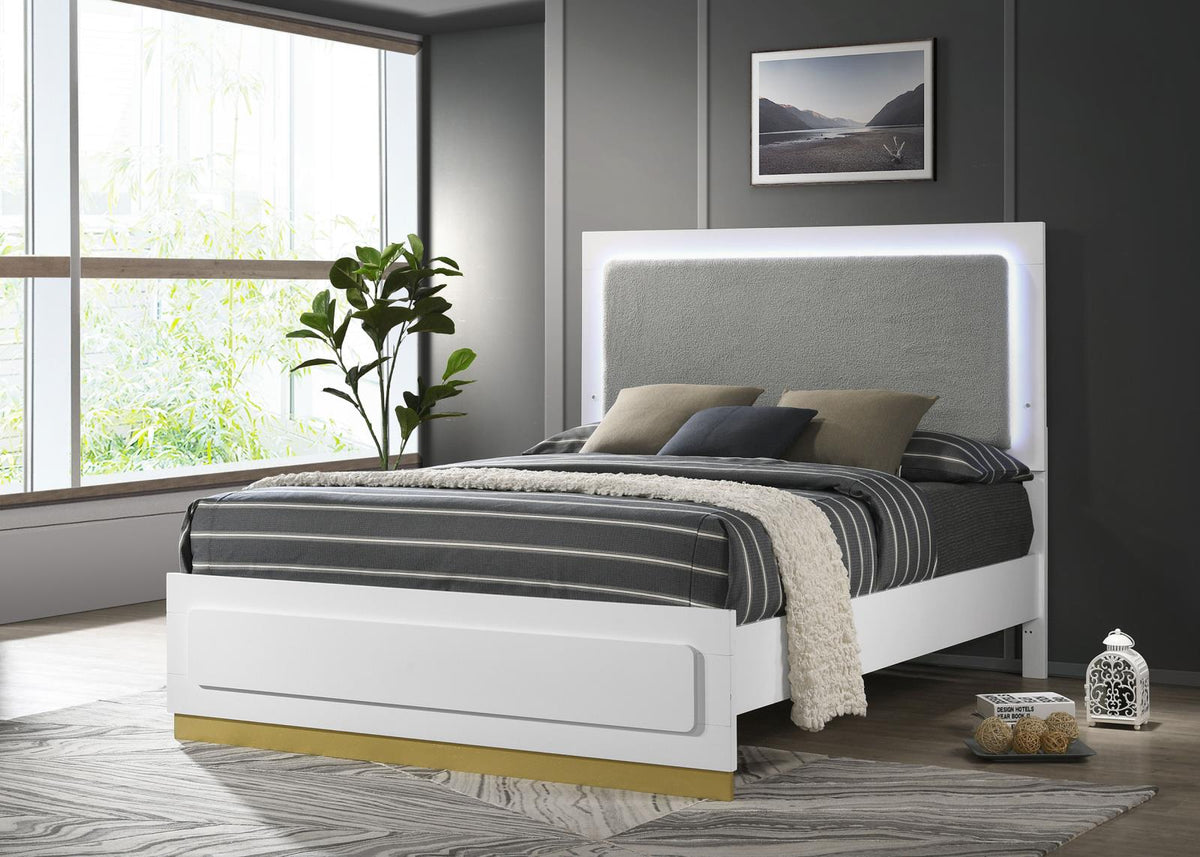 Caraway Panel Bedroom Set - White