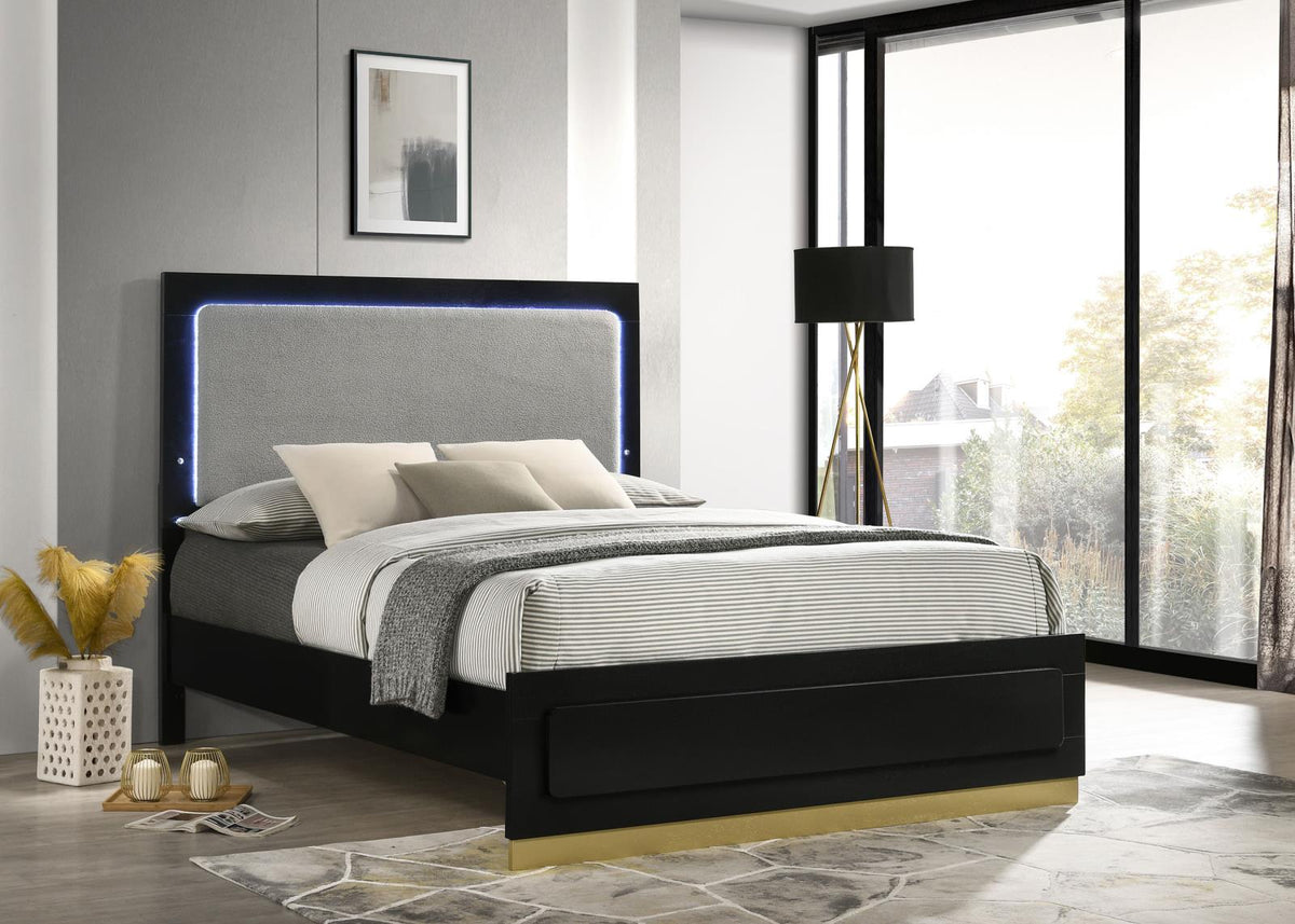 Caraway Panel Bedroom Set - Black