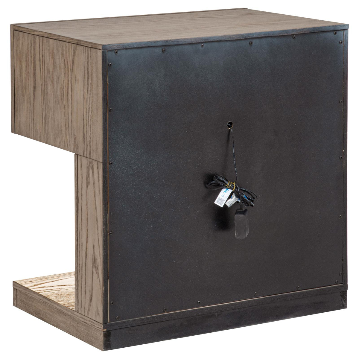 Kenora 1-drawer Nightstand Bedside Table Barley Brown