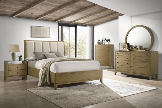 Granada Panel Bedroom Set - Natural Pine