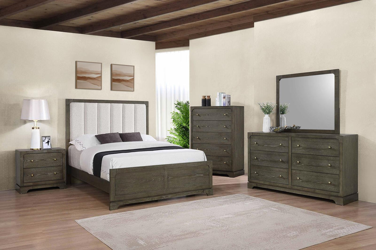 Gran Park Panel Bedroom Set - Dark Cocoa