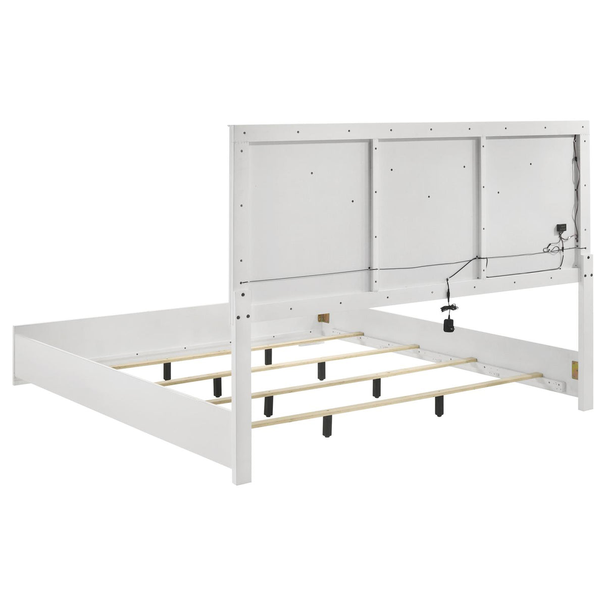 Ives Panel Bedroom Set - White High Gloss