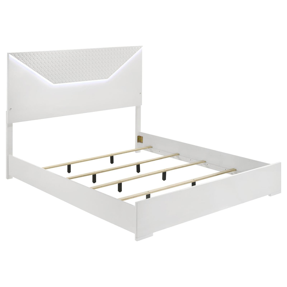 Ives Panel Bedroom Set - White High Gloss