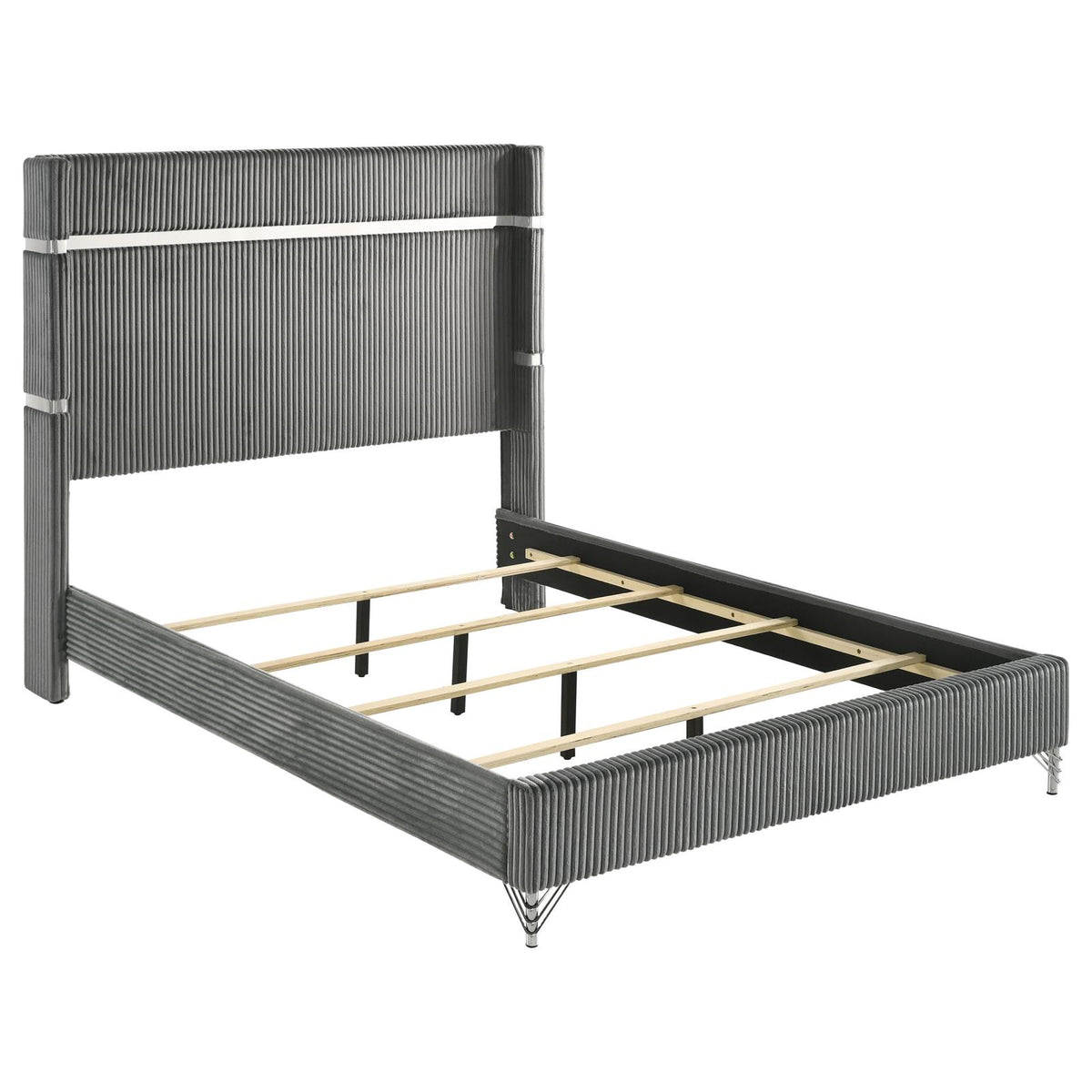 Lucia Bedroom Set - Grey / Black
