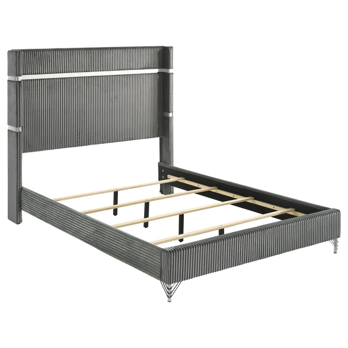 Lucia Bedroom Set - Grey / Black