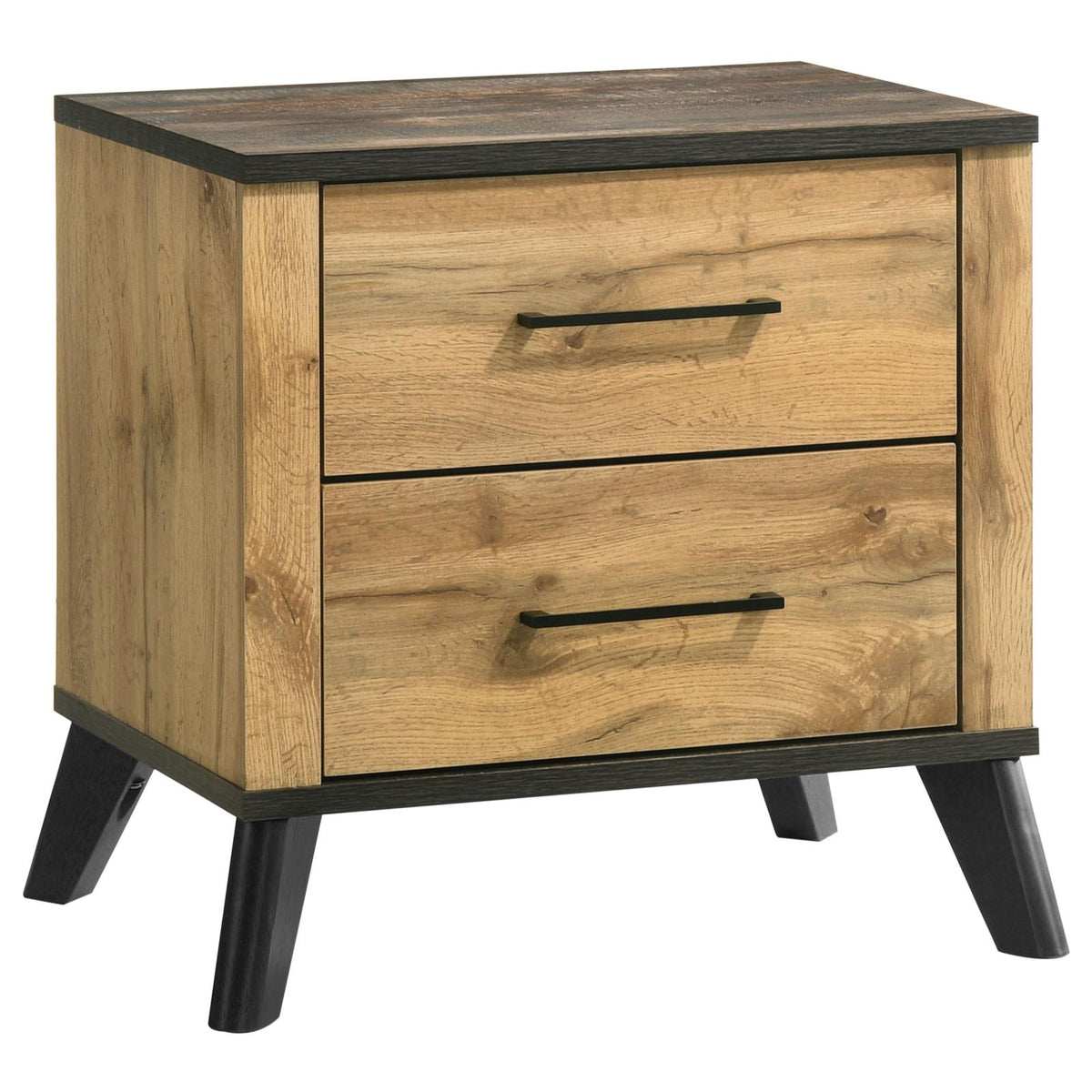 Kaywood Panel Bedroom Set - Weathered Brown / Natural Pine