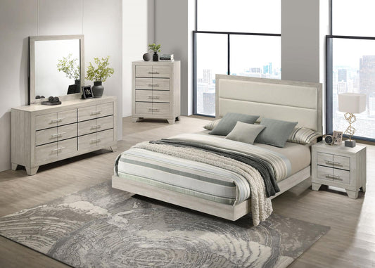 Trenton Panel Bedroom Set - Rustic Cream