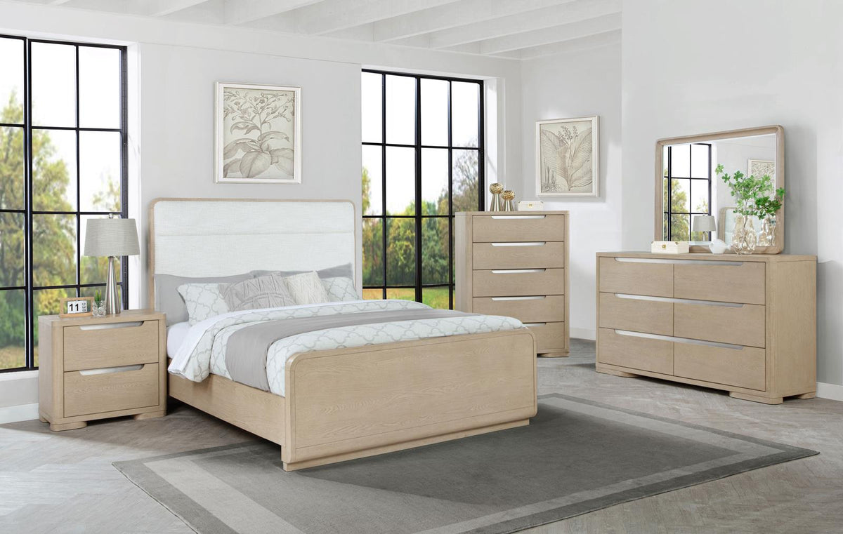 Ladera Panel Bedroom Set - Light Elm