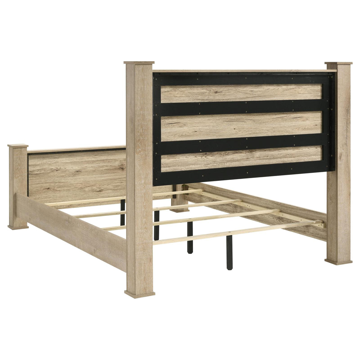 Oakglen Panel Bedroom Set - Weathered Oak