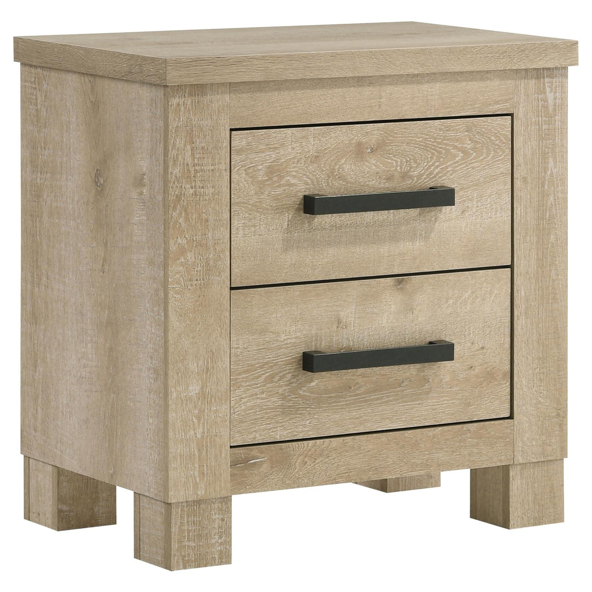 Oakglen Panel Bedroom Set - Weathered Oak