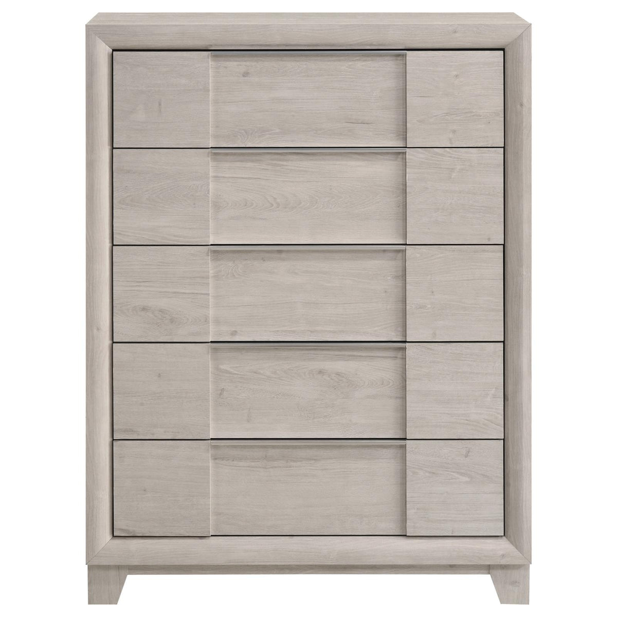 Farre 5-drawer Chest of Drawers Washed Grey