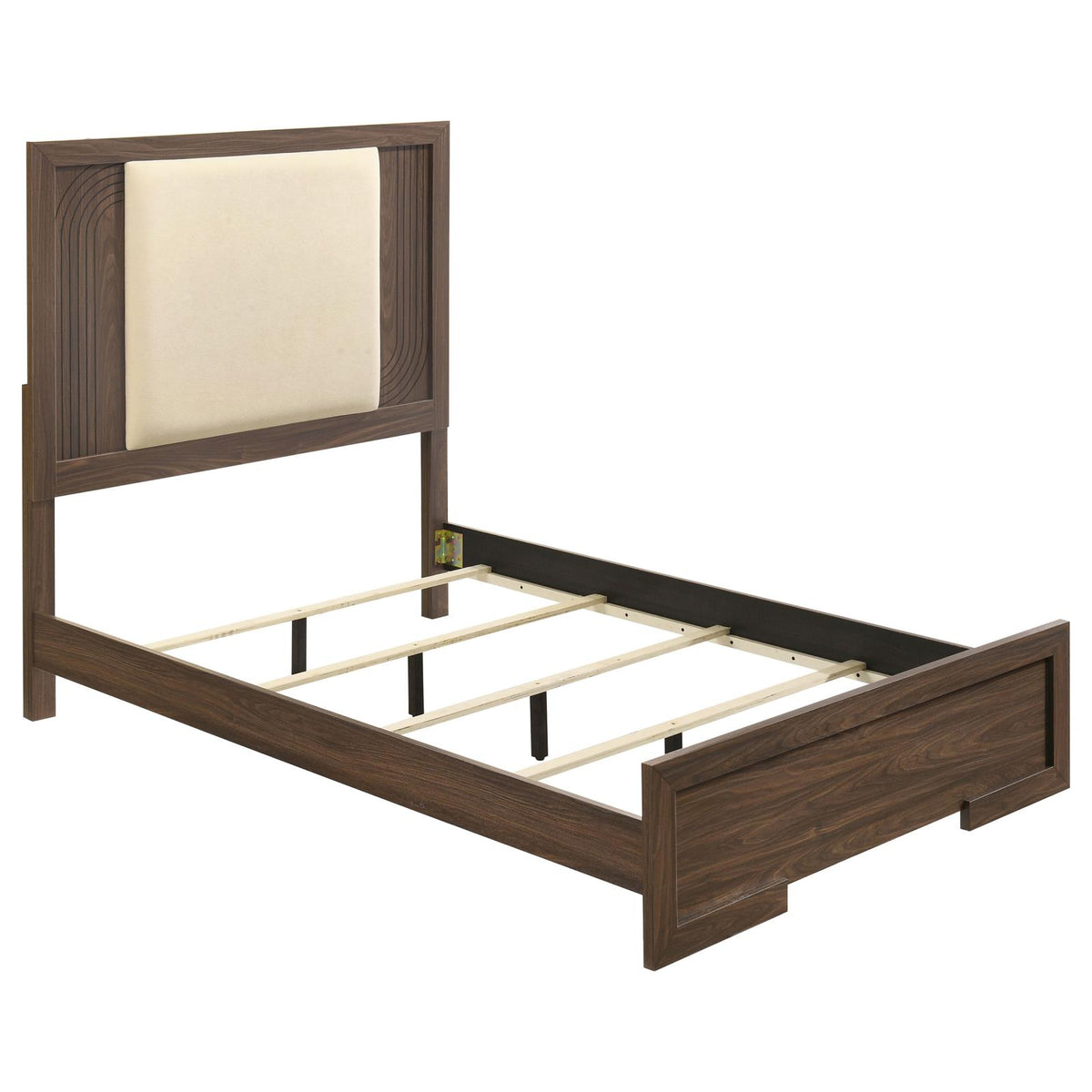 Etienne Panel Bedroom Set - Walnut / Vanilla