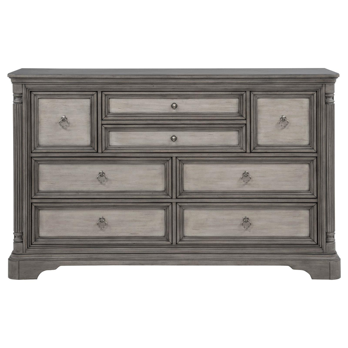 Cresswell 8-drawer Bedroom Dresser Weathered Taupe