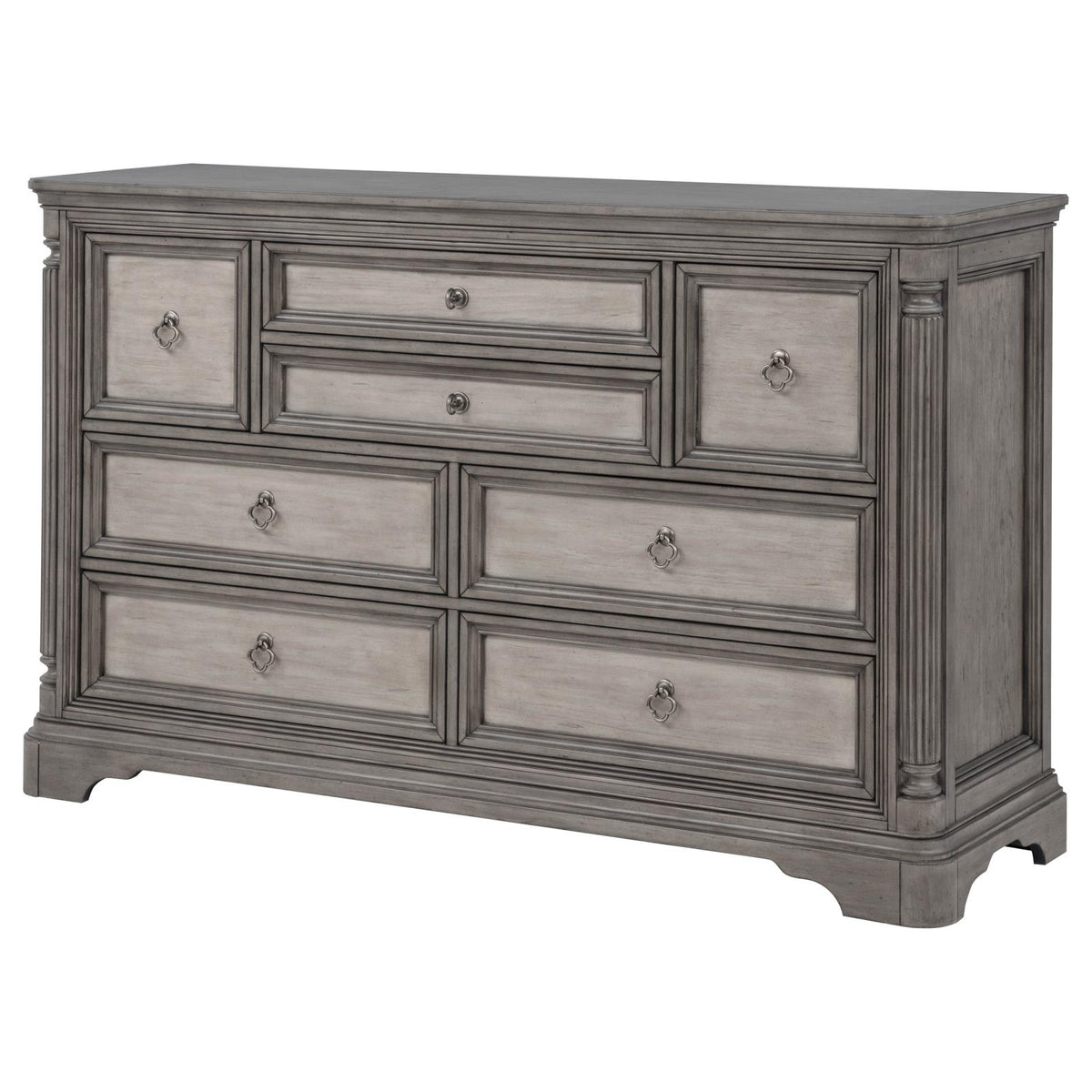 Cresswell 8-drawer Bedroom Dresser Weathered Taupe