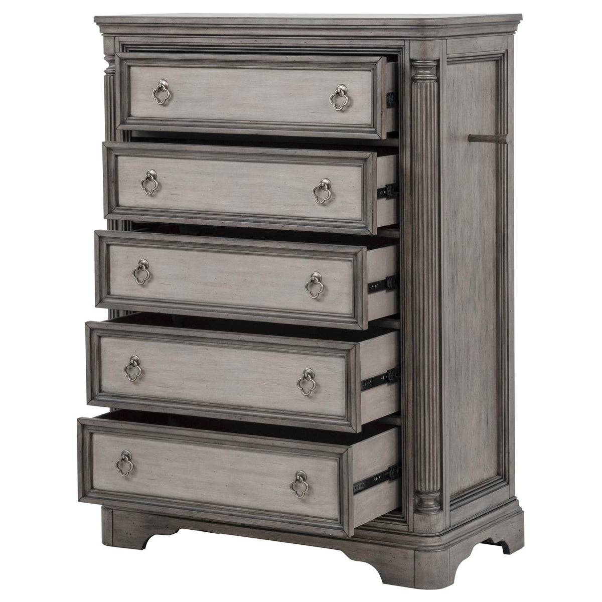 Cresswell 5-drawer Chest of Drawers Weathered Taupe
