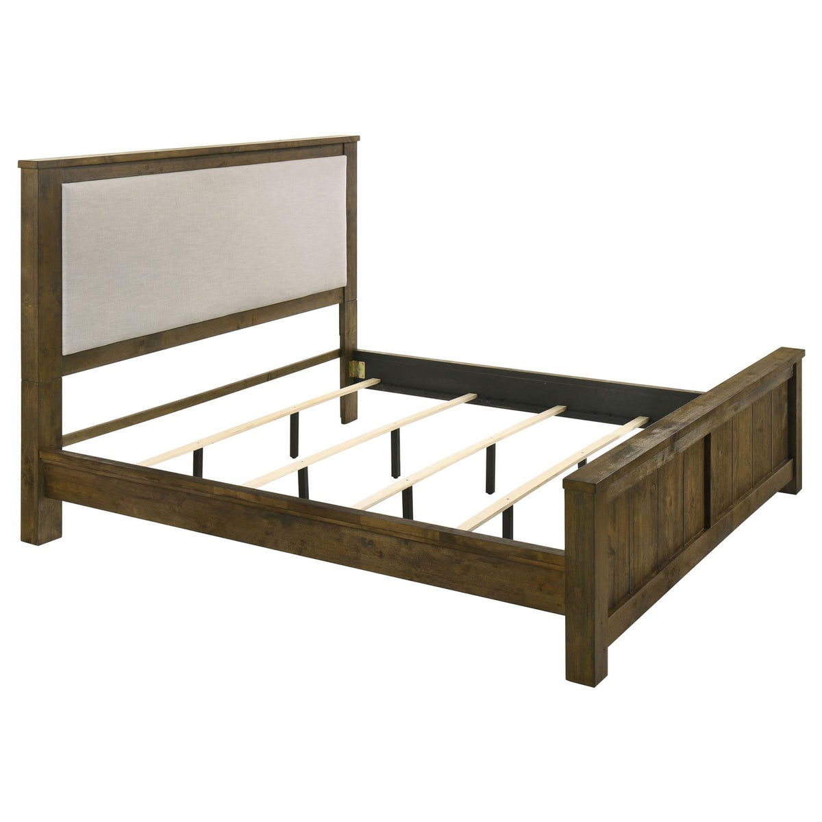 Doherty Panel Bedroom Set - Rustic Golden Brown / Light Brown