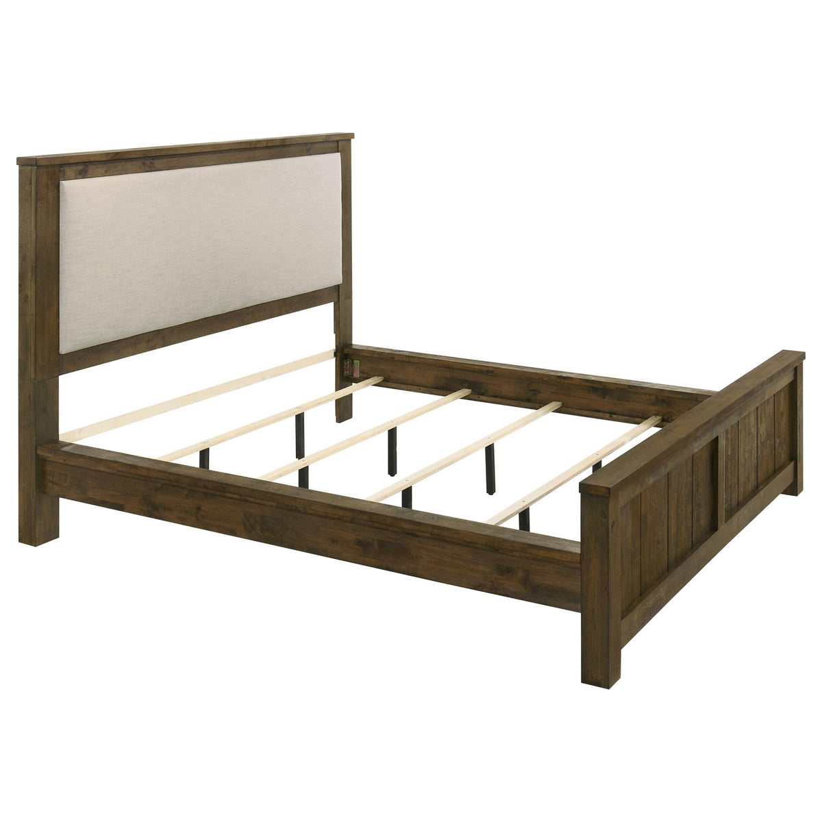 Doherty Panel Bedroom Set - Rustic Golden Brown / Light Brown