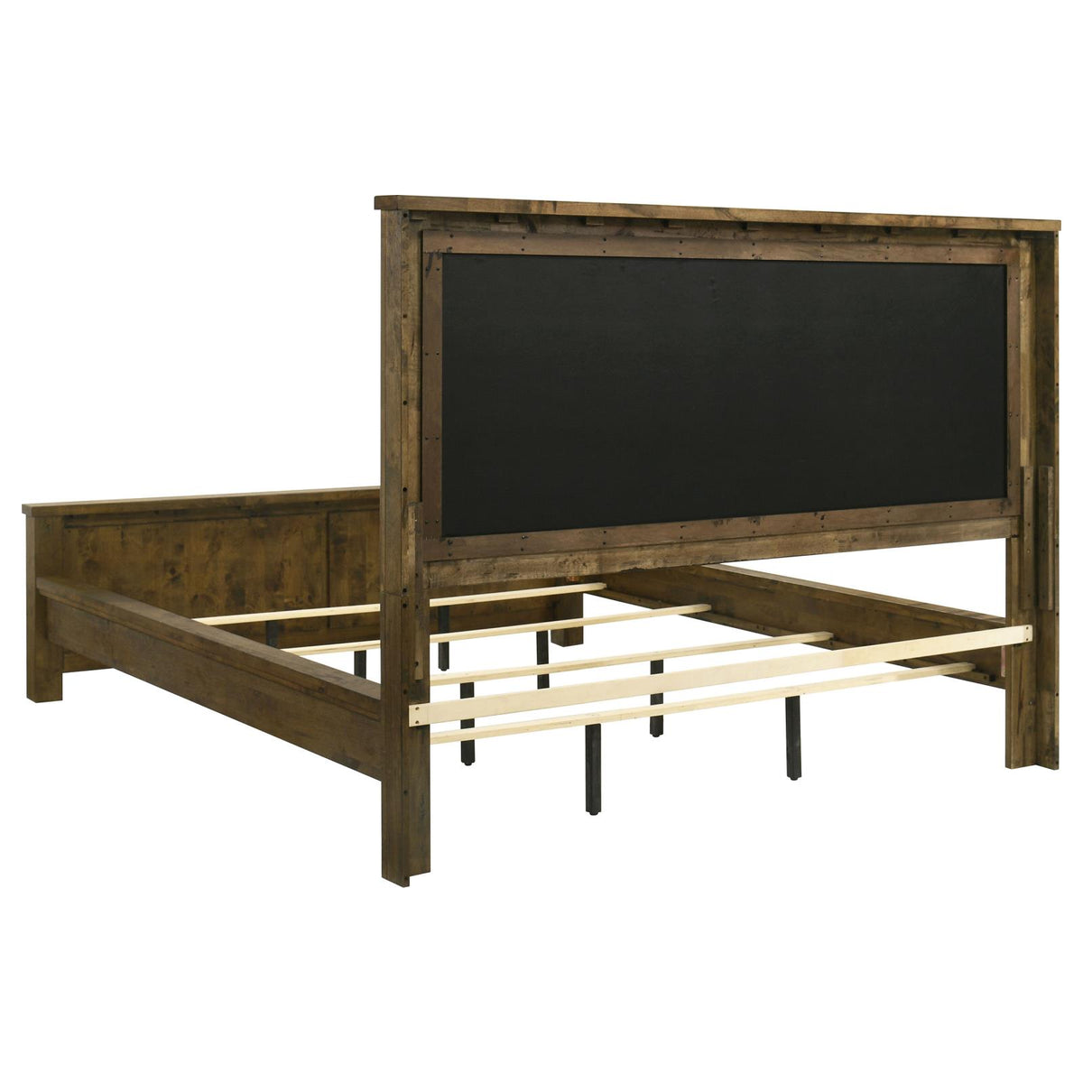 Doherty Panel Bedroom Set - Rustic Golden Brown / Light Brown