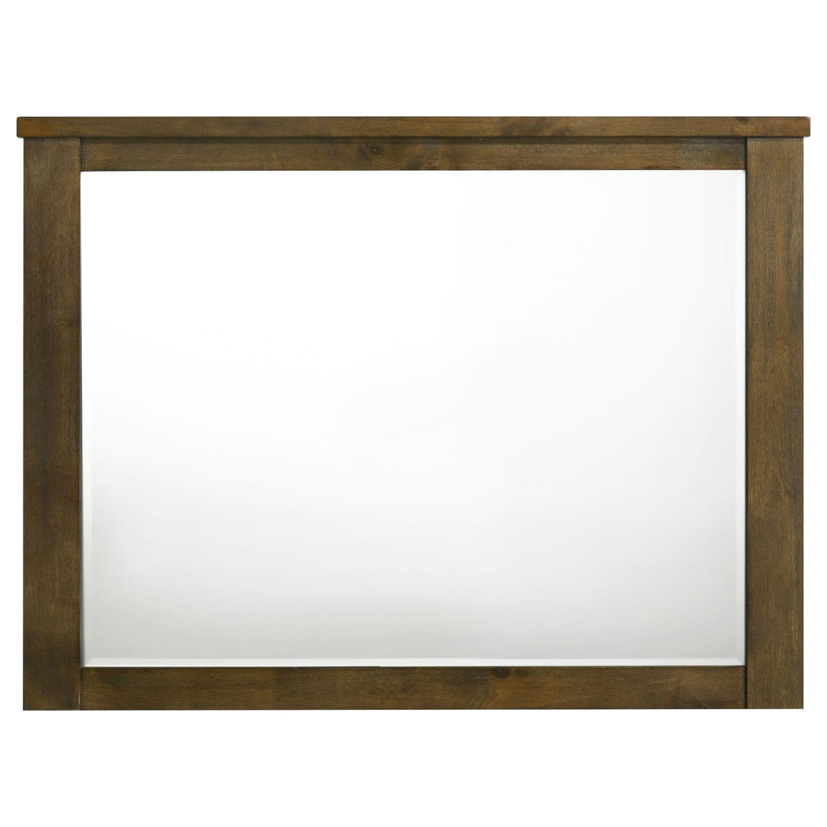 Doherty Rectangular Dresser Mirror Rustic Brown