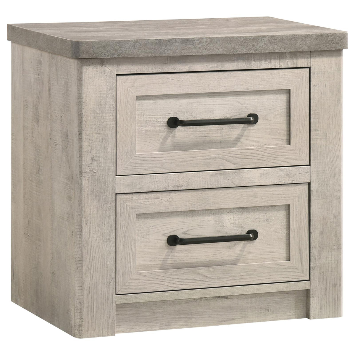 Nevado Panel Bedroom Set - Grey / Weathered Taupe