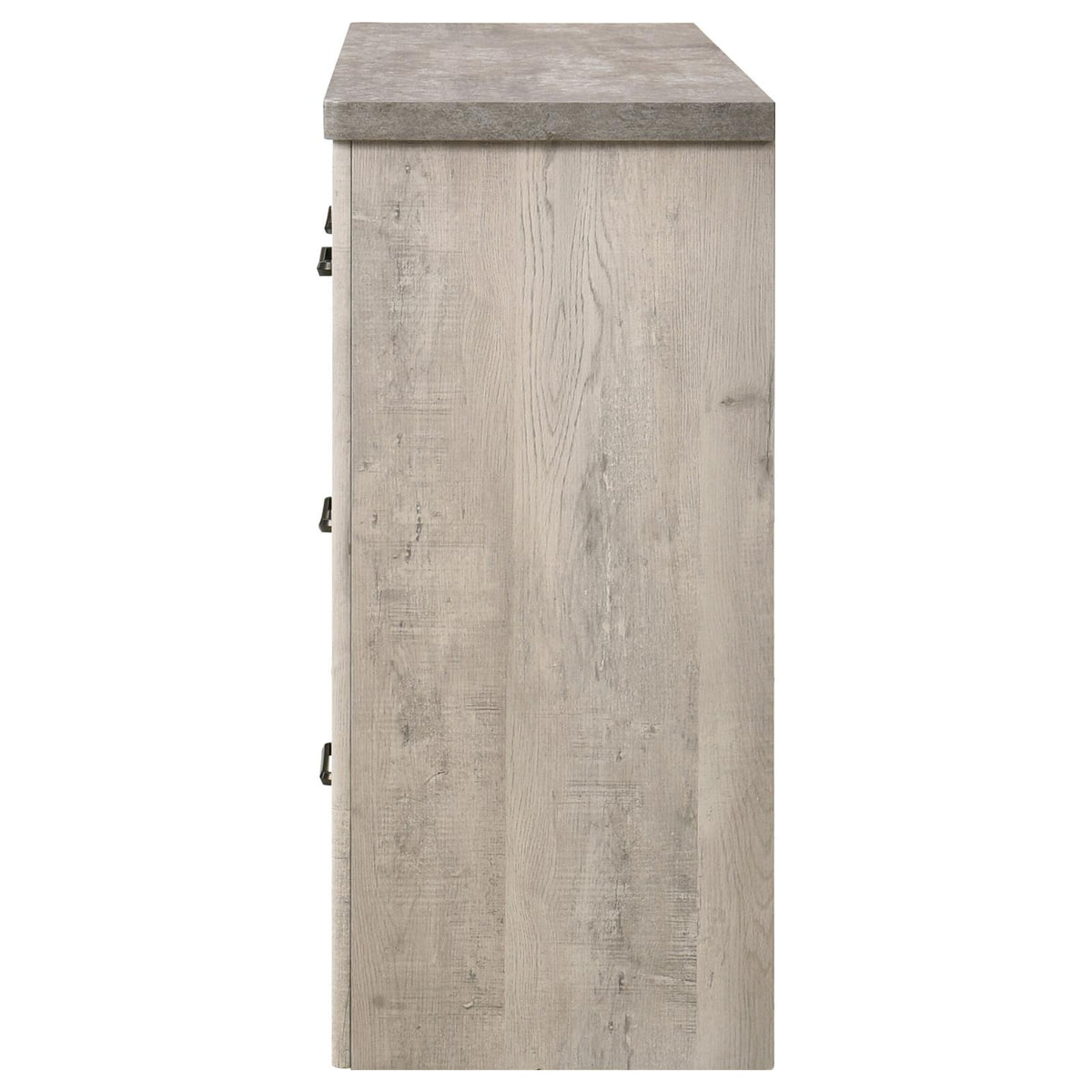 Nevado Farmhouse 7-Drawer Dresser Grey and Weathered Taupe