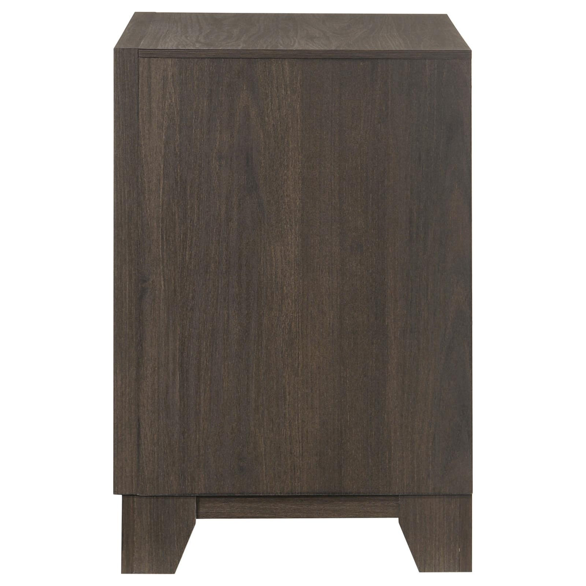 Farre 2-drawer Nightstand Bedside Table Dark Brown
