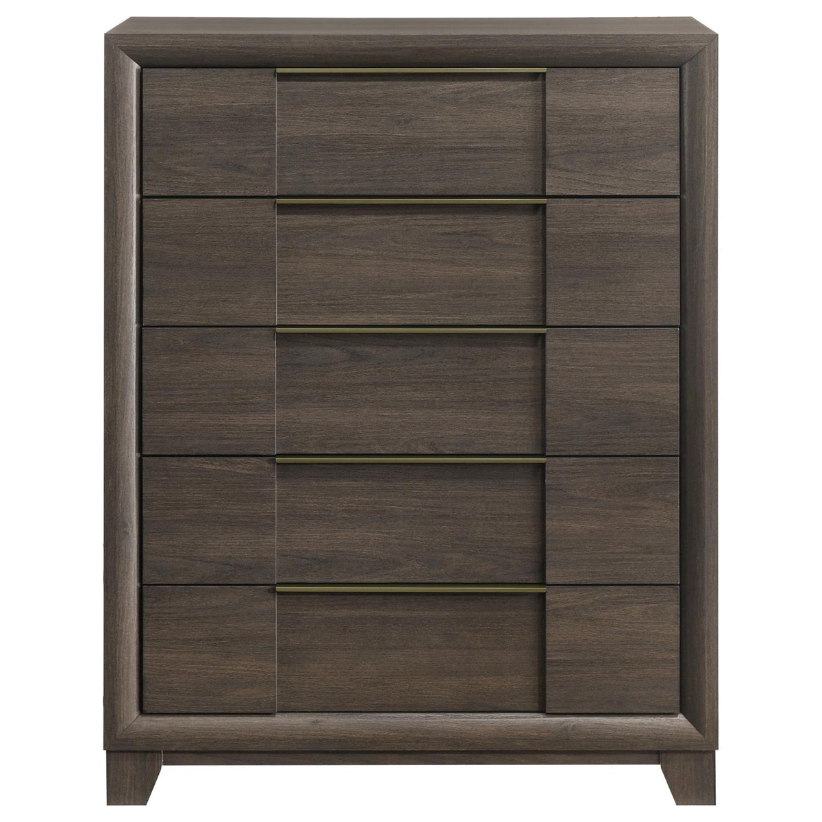 Farre 5-drawer Chest of Drawers Dark Brown