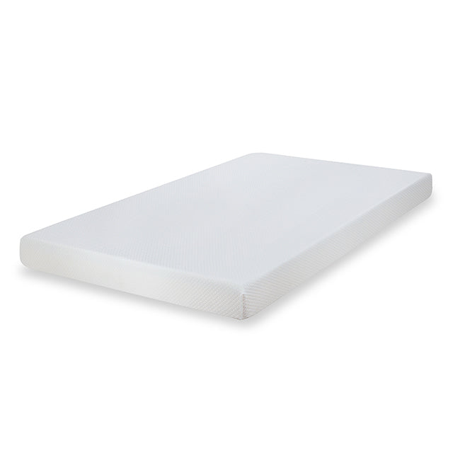 Mecor Twin Metal Bed — White