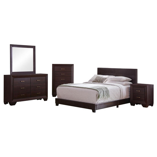 Dorian Bedroom Set - Dark Cocoa