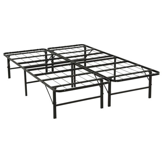 Kramer Full Folding Metal Platform Bed Frame Black