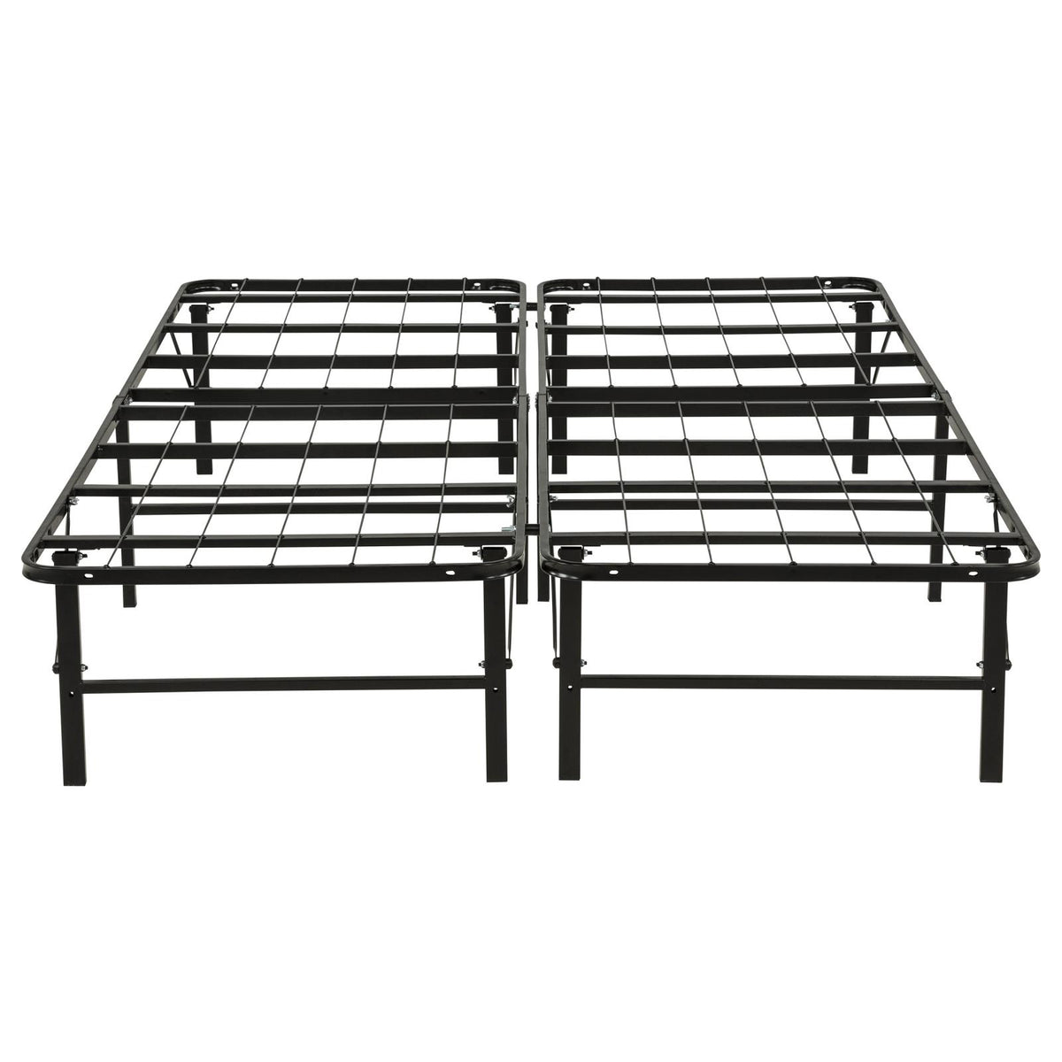 Kramer Full Folding Metal Platform Bed Frame Black