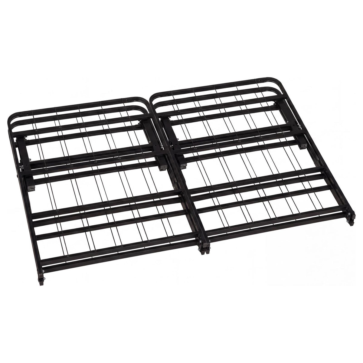 Kramer Full Folding Metal Platform Bed Frame Black