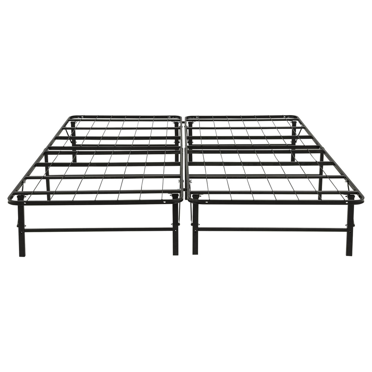 Kramer California King Folding Metal Bed Frame Black
