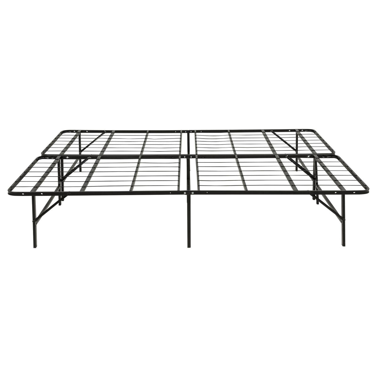 Kramer California King Folding Metal Bed Frame Black