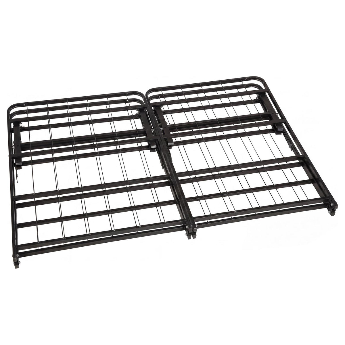 Kramer California King Folding Metal Bed Frame Black
