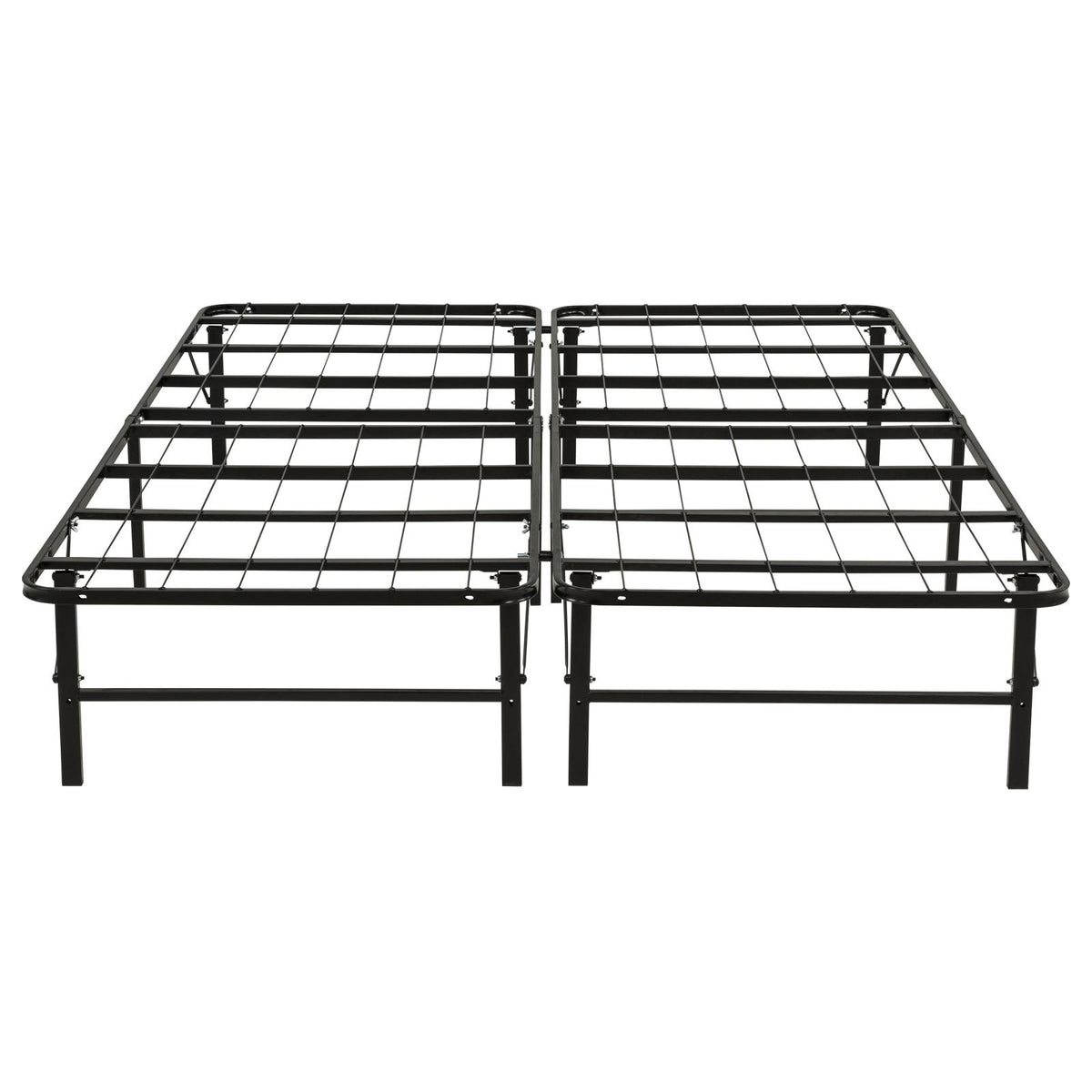 Kramer Queen Folding Metal Platform Bed Frame Black