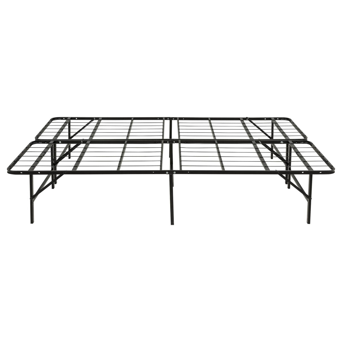Kramer Queen Folding Metal Platform Bed Frame Black