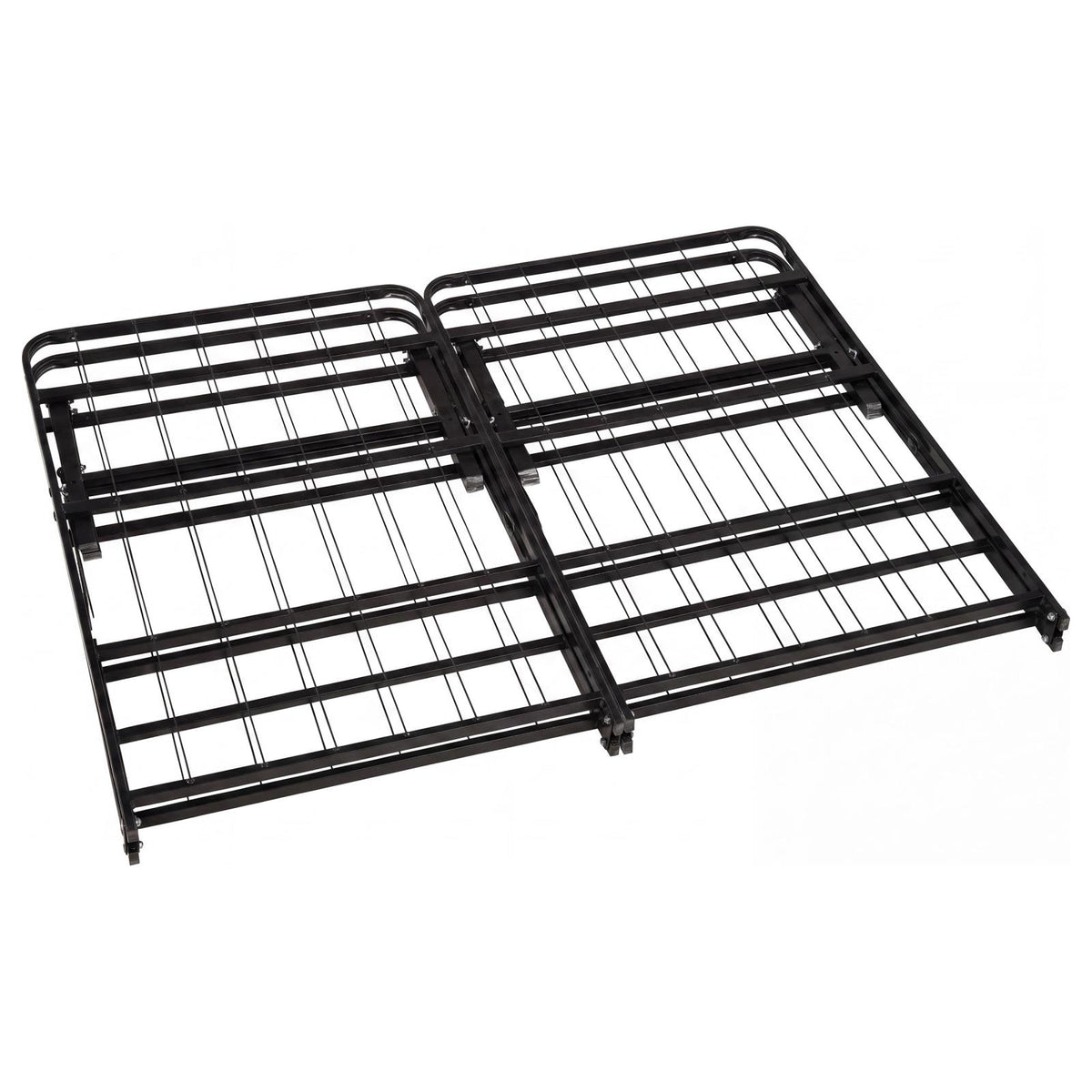 Kramer Queen Folding Metal Platform Bed Frame Black