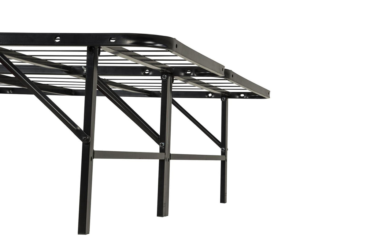 Kramer Queen Folding Metal Platform Bed Frame Black