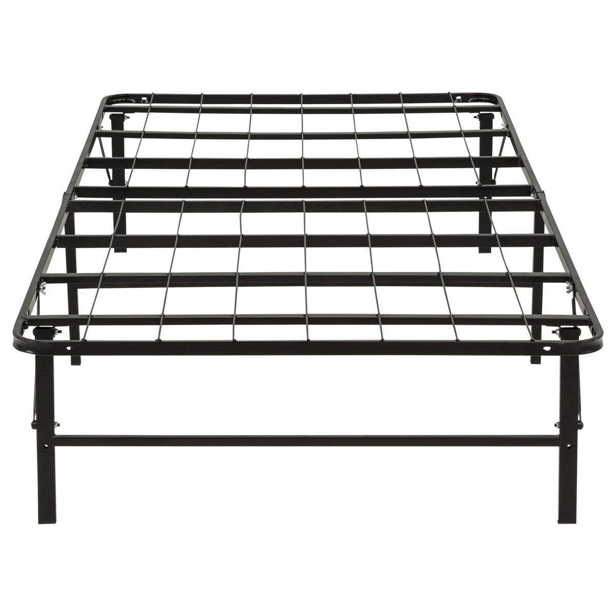 Kramer Twin XL Folding Metal Platform Bed Frame Black