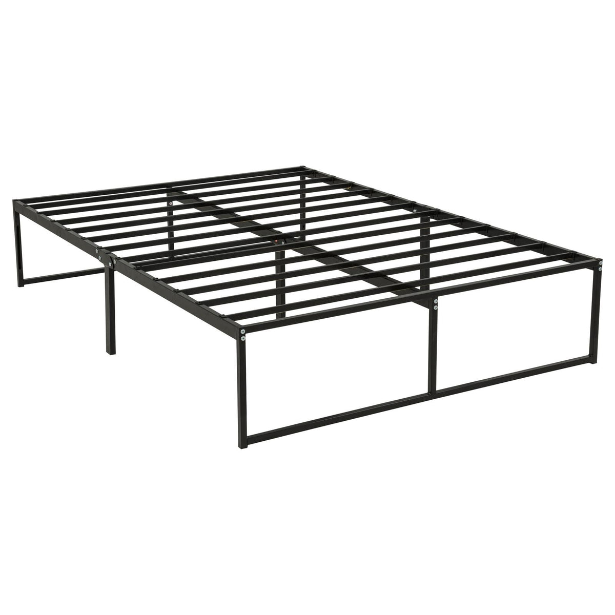 Gates Full Heavy-Gauge Metal Platform Bed Frame Black