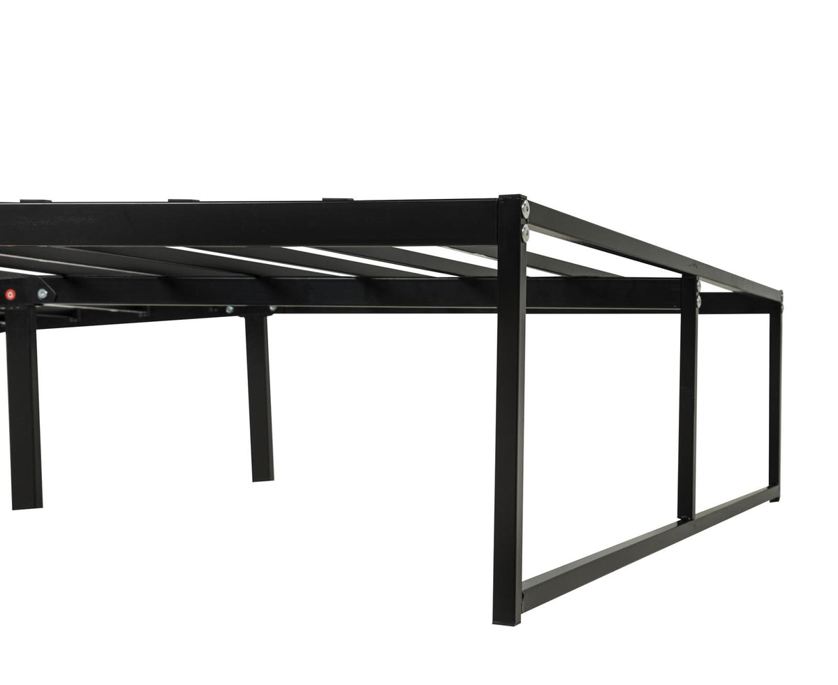 Gates Full Heavy-Gauge Metal Platform Bed Frame Black