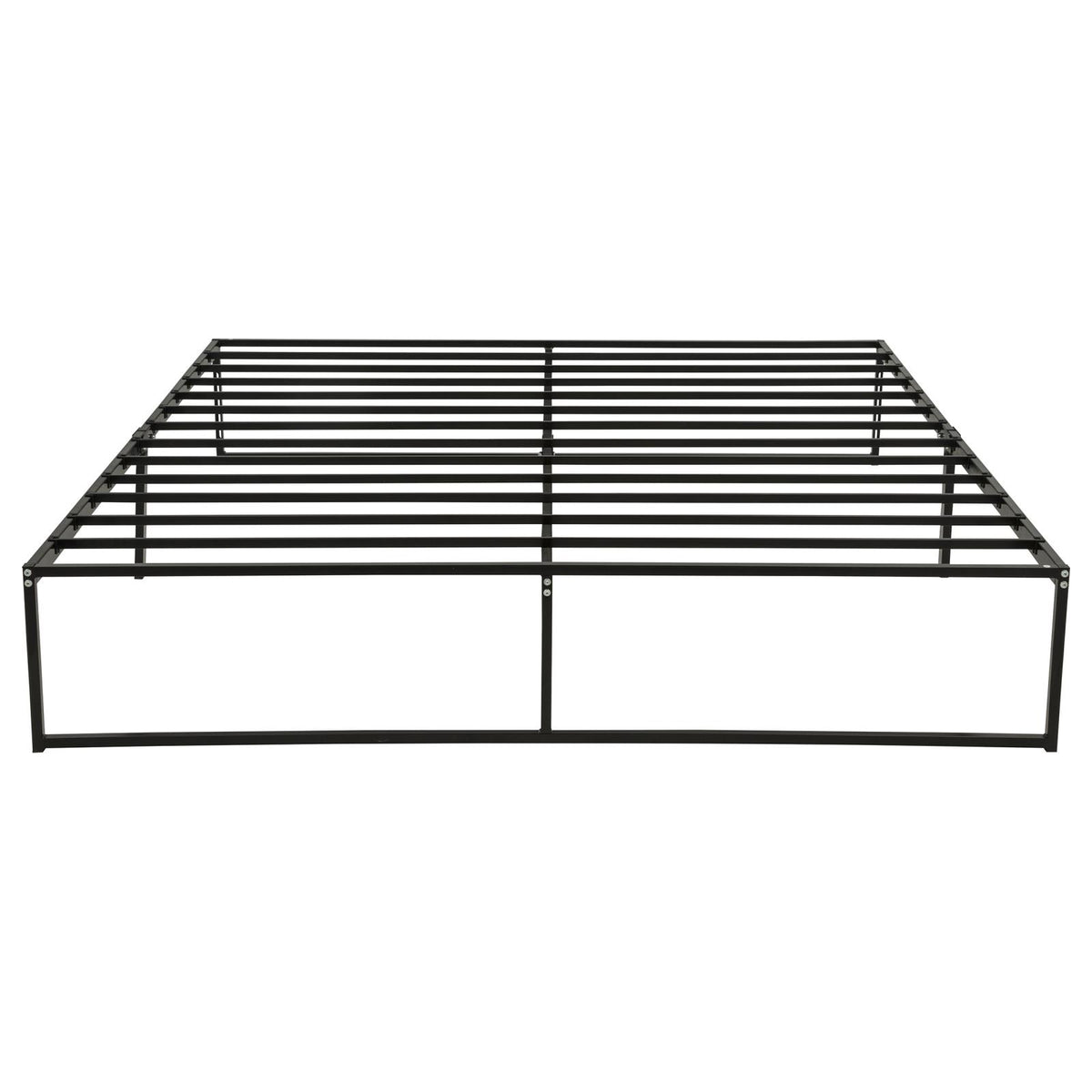 Gates Eastern King Heavy-Gauge Metal Platform Bed Frame Black