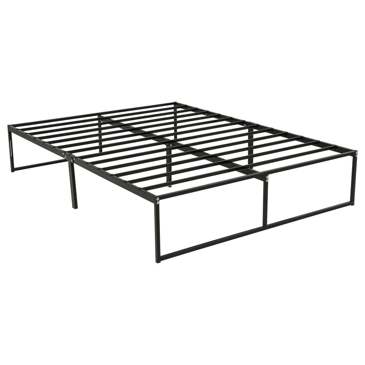 Gates Queen Heavy-Gauge Metal Platform Bed Frame Black