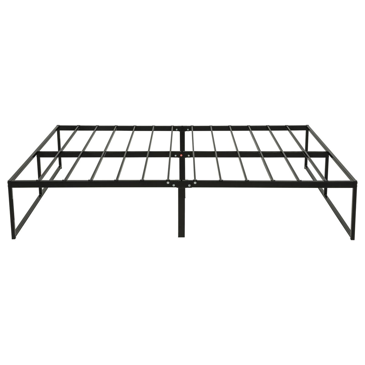 Gates Queen Heavy-Gauge Metal Platform Bed Frame Black