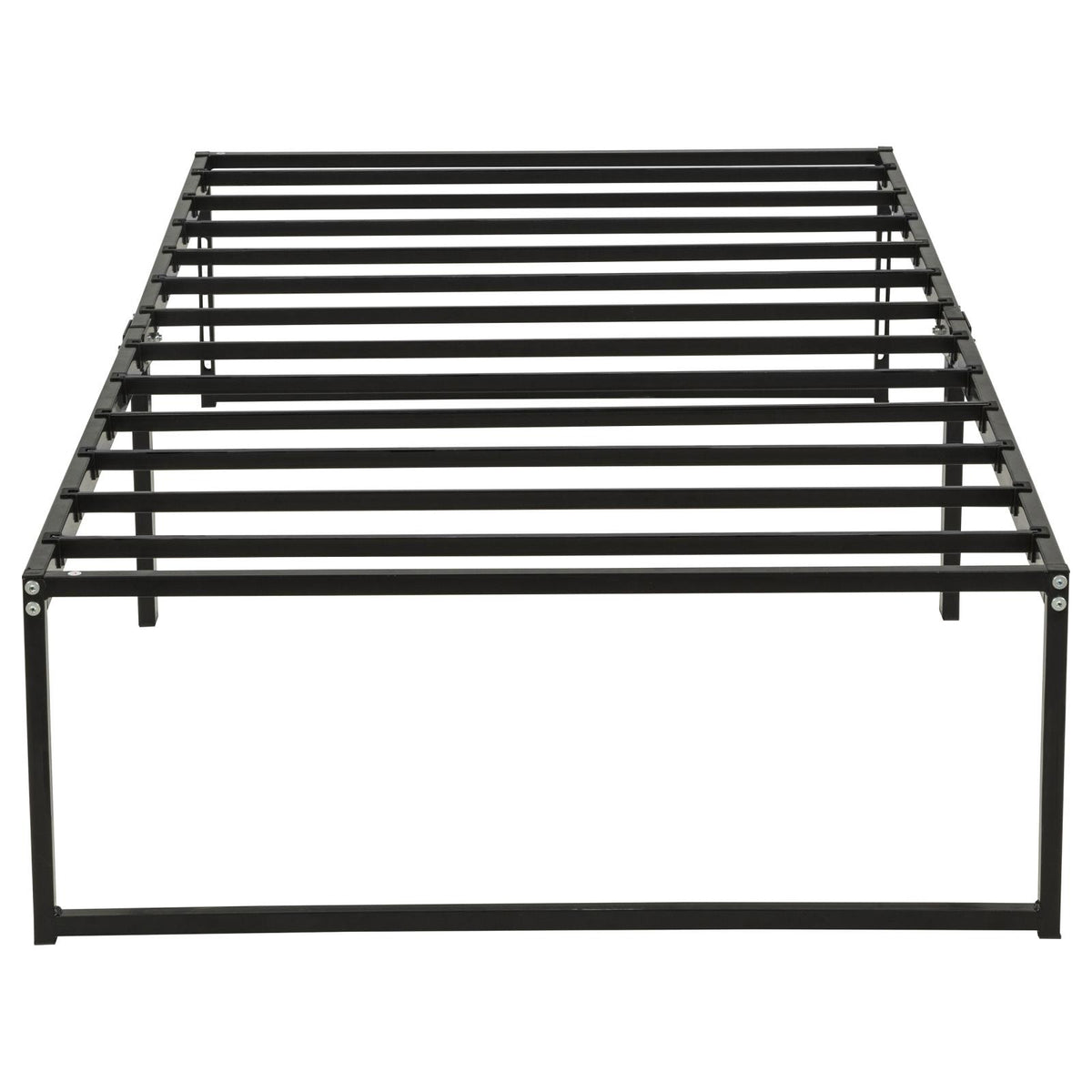 Gates Twin Heavy-Gauge Metal Platform Bed Frame Black